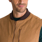 Chaqueta Sin Mangas Hombre Utility Beige CAT