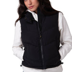 Chaqueta Vest Mujer Cropped Puffer Vest Negro CAT