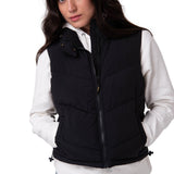 Chaqueta Vest Mujer Cropped Puffer Vest Negro CAT