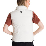 Chaqueta Vest Mujer Cropped Puffer Vest Blanco CAT