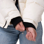 Parka Manga Larga Mujer Heavyweight Insulation Blanco CAT