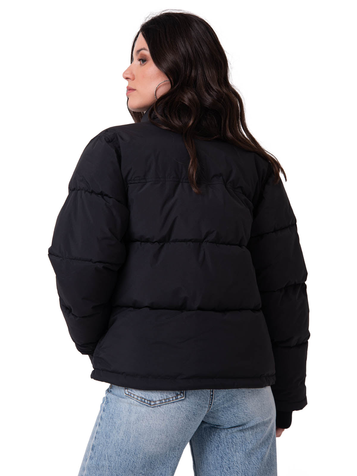Parka Manga Larga Mujer Heavyweight Insulation Negro CAT