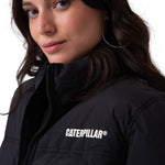 Parka Manga Larga Mujer Heavyweight Insulation Negro CAT