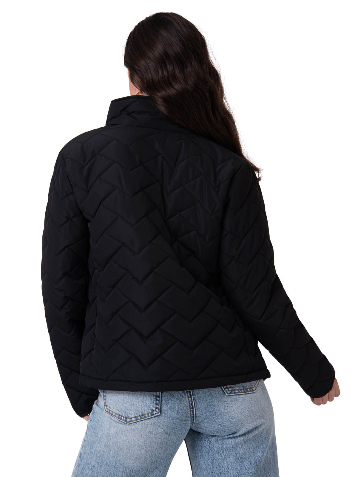 Parka Manga Larga Mujer Mediumweight Insulation Negro CAT