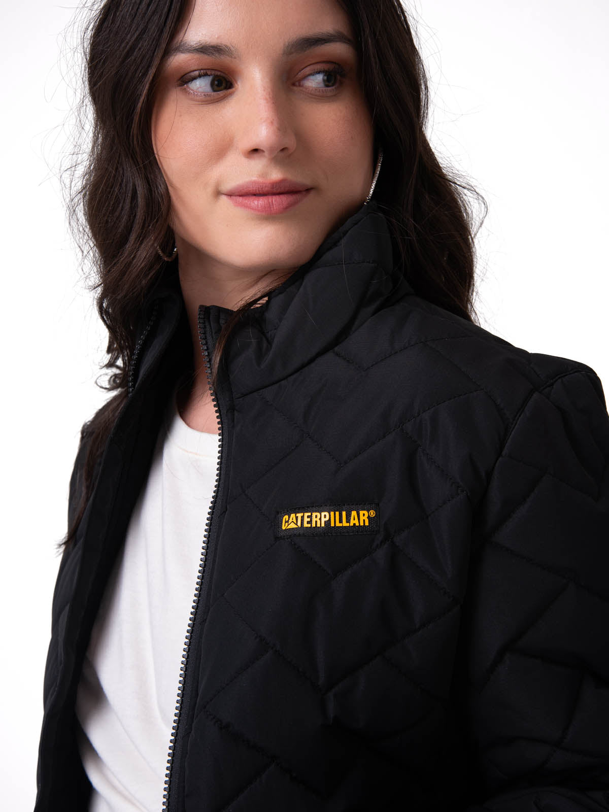 Parka Manga Larga Mujer Mediumweight Insulation Negro CAT