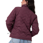 Parka Manga Larga Mujer Mediumweight Insulation Burdeo CAT