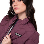 Parka Manga Larga Mujer Mediumweight Insulation Burdeo CAT