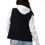 Parka Sin Mangas Mujer Mediumweight Negro CAT
