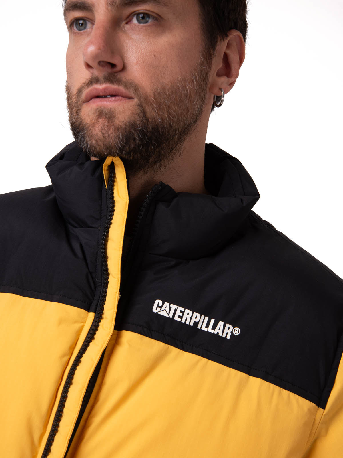 Parka Manga Larga Hombre Heavyweight Insulation Amarillo CAT