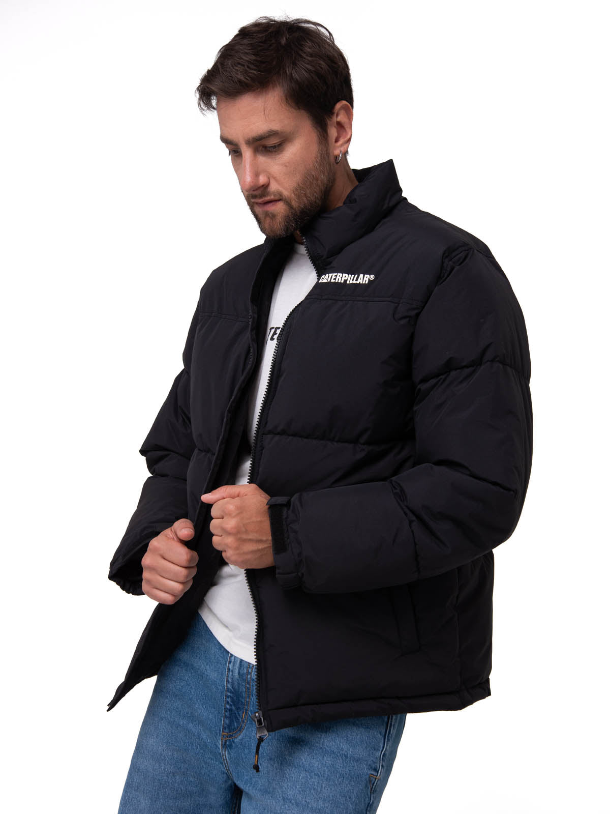 Parka Manga Larga Hombre Heavyweight Insulation Negro CAT