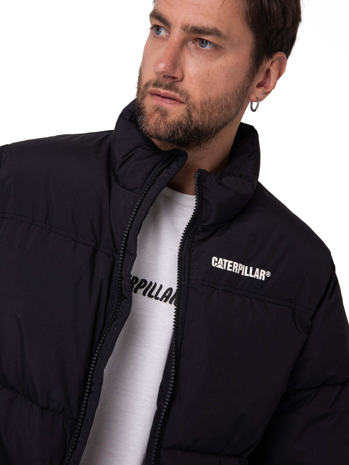 Parka Manga Larga Hombre Heavyweight Insulation Negro CAT
