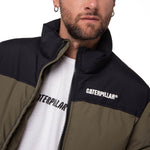 Parka Manga Larga Hombre Heavyweight Insulation Verde CAT
