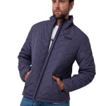 Parka Manga Larga Hombre Mediumweight Insulated Azul Cat