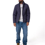 Parka Manga Larga Hombre Mediumweight Insulated Azul Cat