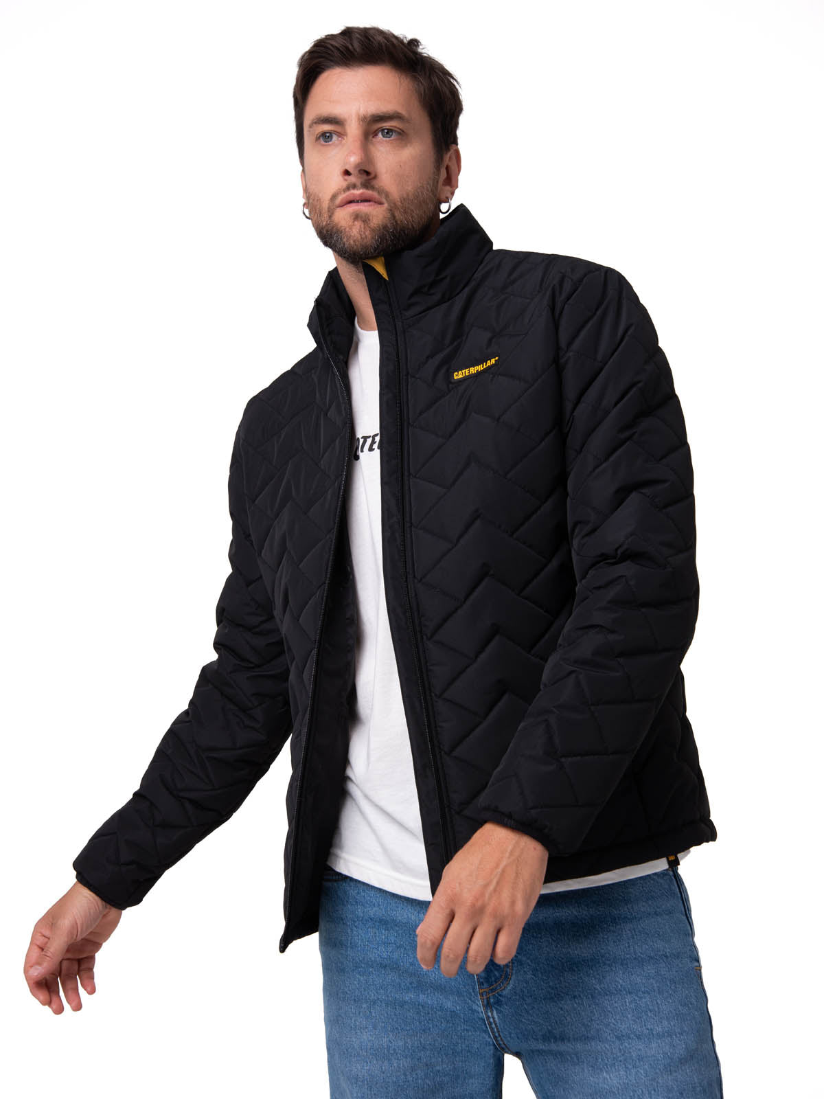 Parka Manga Larga Hombre Mediumweight Insulated Negro Cat