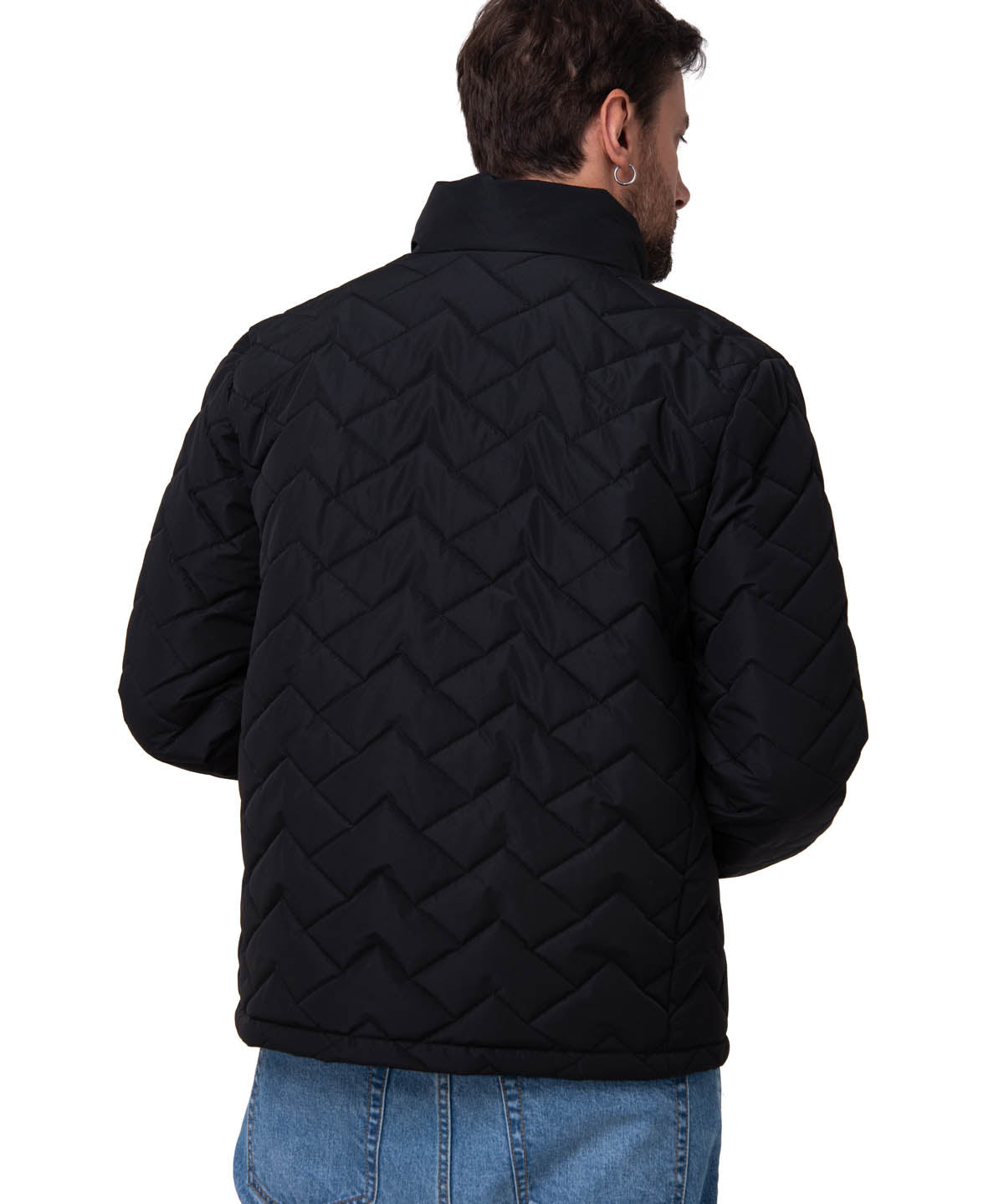 Parka Manga Larga Hombre Mediumweight Insulated Negro Cat