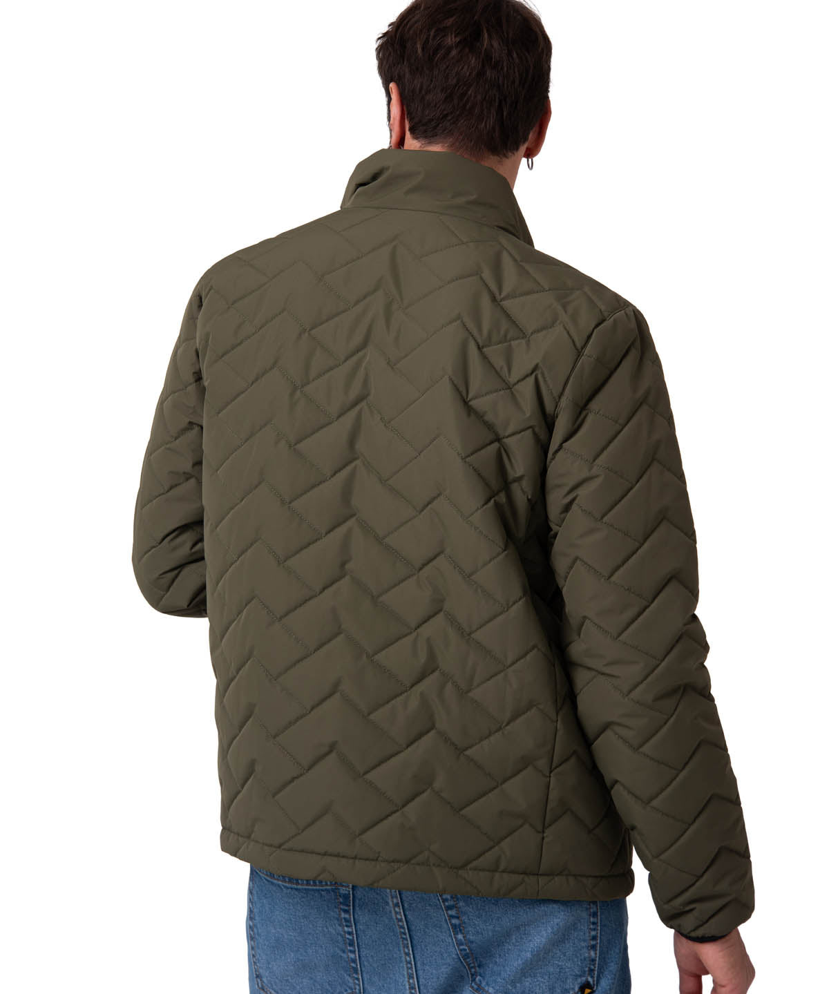 Parka Manga Larga Hombre Mediumweight Insulated Verde Cat