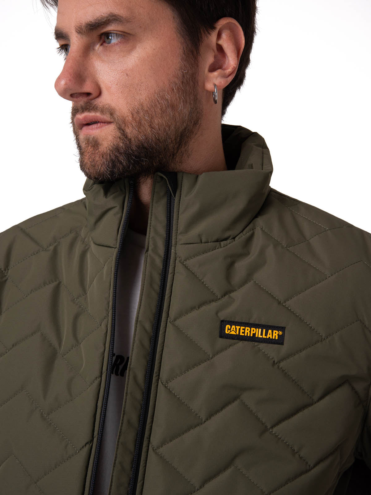 Parka Manga Larga Hombre Mediumweight Insulated Verde Cat