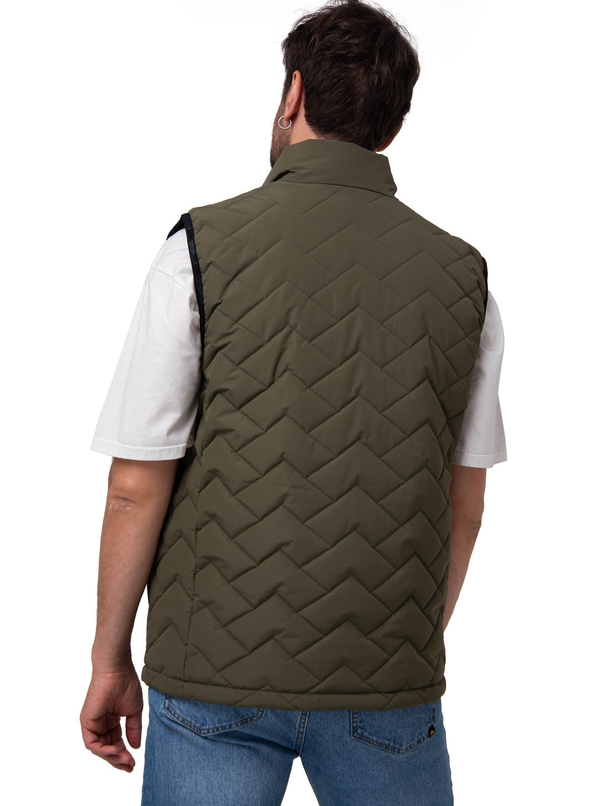 Parka Sin Mangas Hombre Mediumweight Insulated Verde Cat