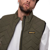 Parka Sin Mangas Hombre Mediumweight Insulated Verde Cat