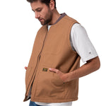 Chaqueta Sin Mangas Hombre Canvas Utility Café  Cat