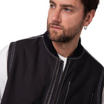 Chaqueta Sin Mangas Hombre Canvas Utility Negro Cat