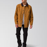 Chaqueta Manga Larga Hombre Canvas Chore Café Cat
