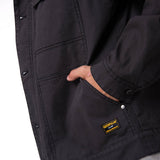 Chaqueta Manga Larga Hombre Canvas Flannel Negro Cat