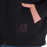 Poleron Casual Hombre FLEECE CAT LOGO FULL ZIP HOODIE NEGRO CAT