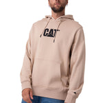 Polerón Con Gorro Hombre Logo Beige Cat