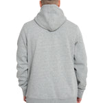 Poleron Casual Hombre Fleece Cat Logo Pullover Hoodie Gris Cat