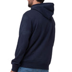 Polerón Con Gorro Hombre Cat Logo Azul Oscuro Cat