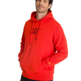 Polerón Fleece Hombre Hoody CAT Logo Rojo CAT