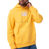 Polerón Con Gorro Hombre Cat Logo Amarillo Cat