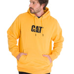 Poleron Casual Unisex FLEECE CAT LOGO PULLOVER HOODIE AMARILLO CAT