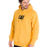 Poleron Casual Unisex FLEECE CAT LOGO PULLOVER HOODIE AMARILLO CAT