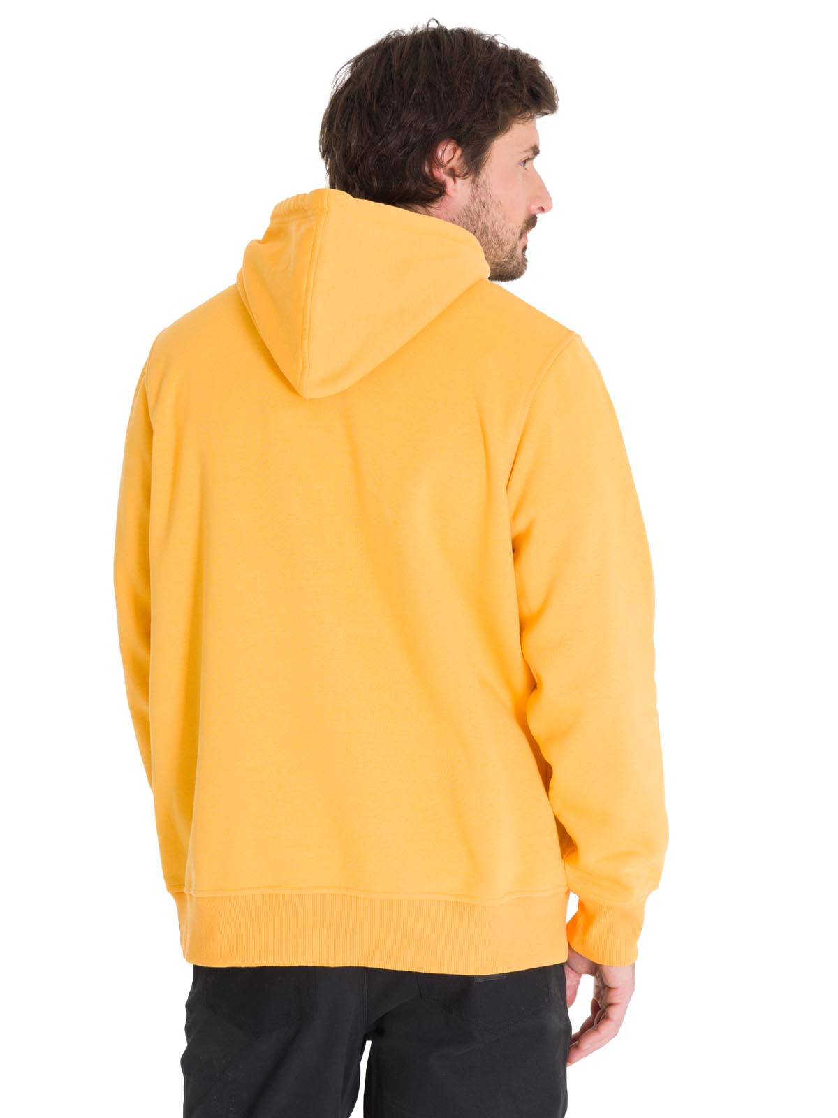 Poleron Casual Unisex FLEECE CAT LOGO PULLOVER HOODIE AMARILLO CAT