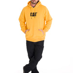 Poleron Casual Unisex FLEECE CAT LOGO PULLOVER HOODIE AMARILLO CAT