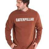 Polerón Unisex Caterpillar Logo Crewneck Terracota Cat