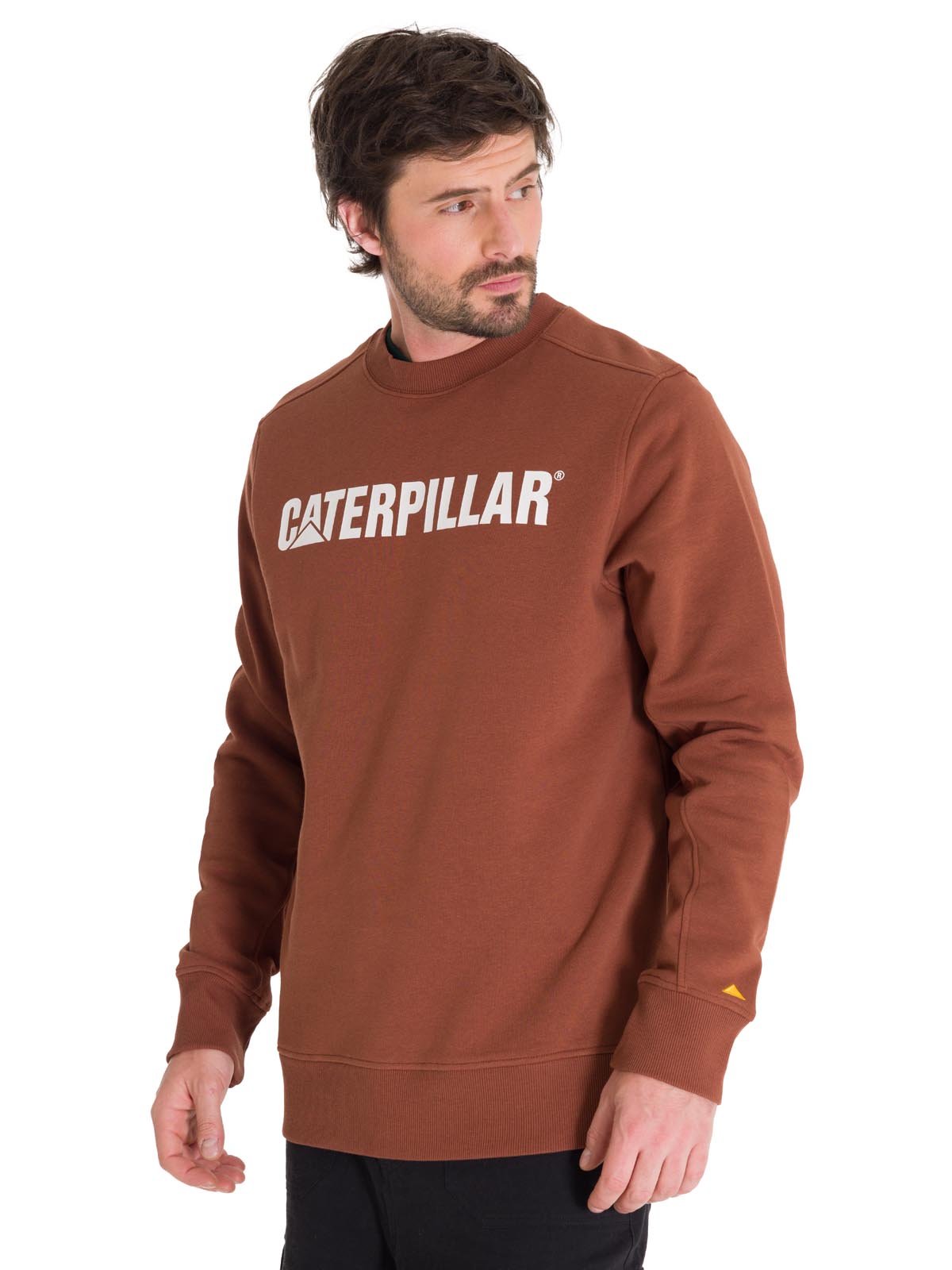 Polerón Unisex Caterpillar Logo Crewneck Terracota Cat