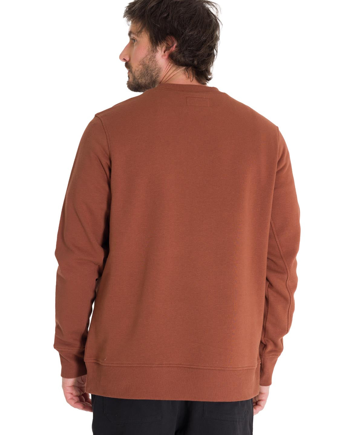 Polerón Unisex Caterpillar Logo Crewneck Terracota Cat