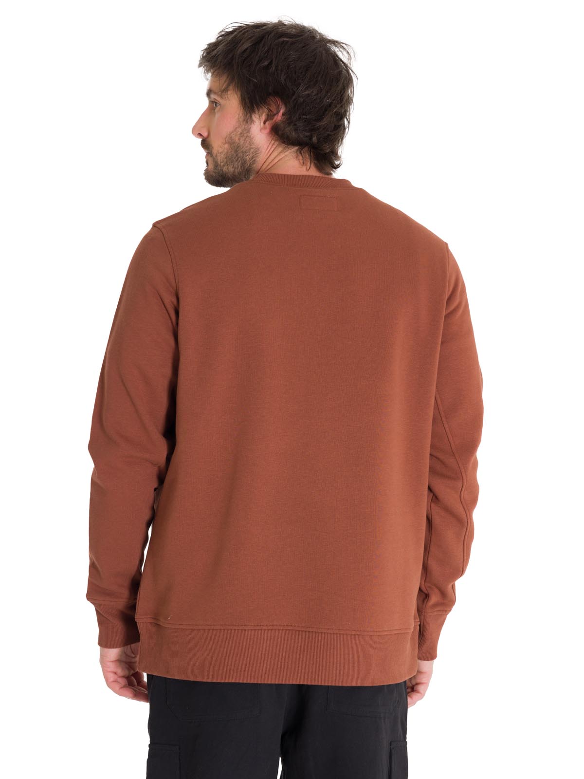 Polerón Unisex Caterpillar Logo Crewneck Terracota Cat