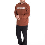 Polerón Unisex Caterpillar Logo Crewneck Terracota Cat