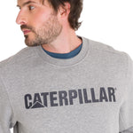 Polerón Unisex Caterpillar Logo Crewneck Gris Cat