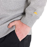 Polerón Unisex Caterpillar Logo Crewneck Gris Cat