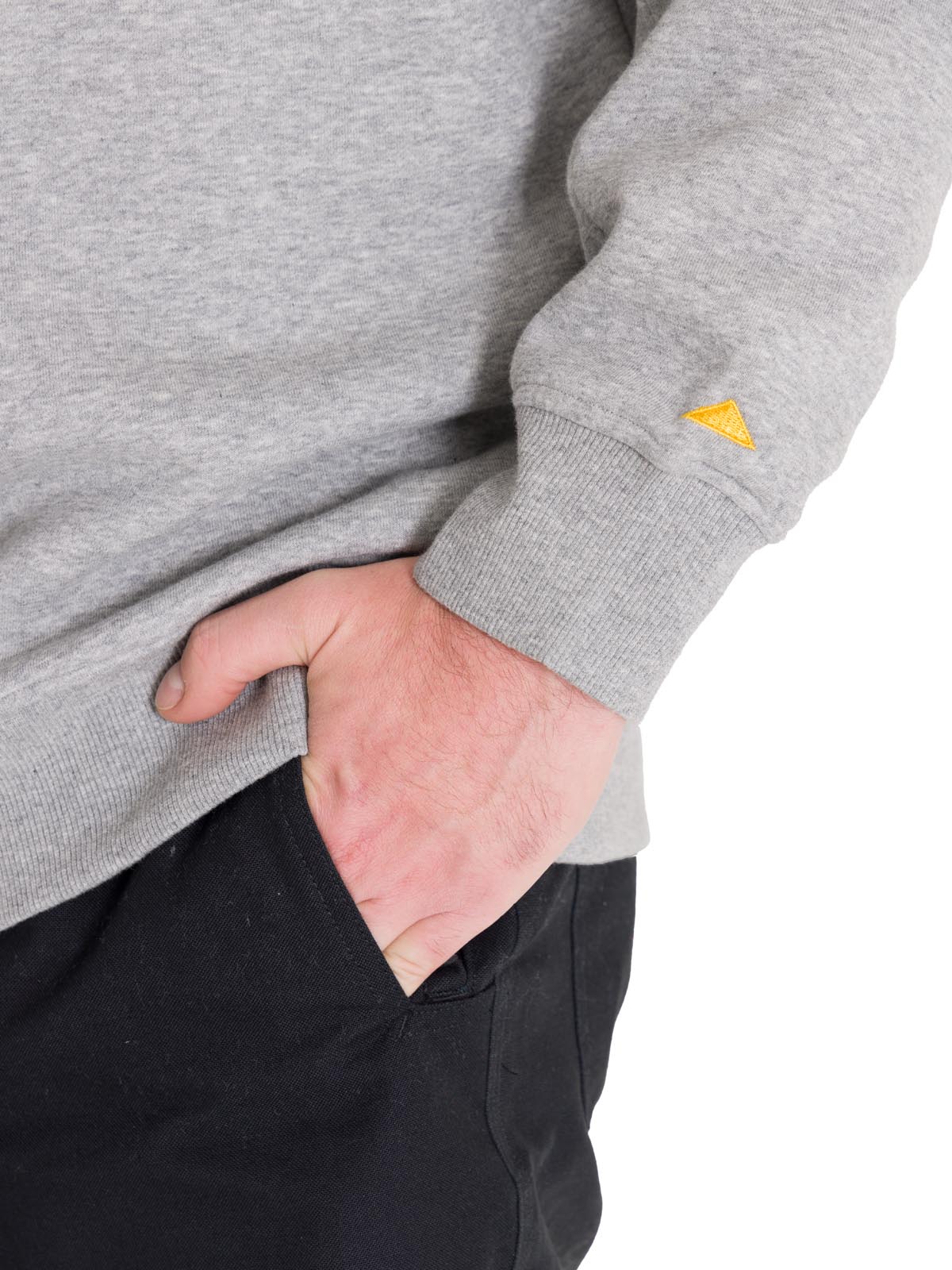 Polerón Unisex Caterpillar Logo Crewneck Gris Cat