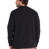 Polerón Crewneck Hombre Logo Caterpillar Negro