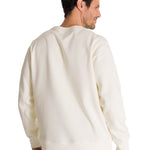 Polerón Crewneck Hombre Logo Caterpillar Blanco CAT
