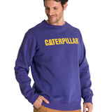 Polerón Crewneck Hombre Logo Caterpillar Azul CAT