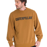 Polerón Unisex Caterpillar Logo Crewneck Café Cat